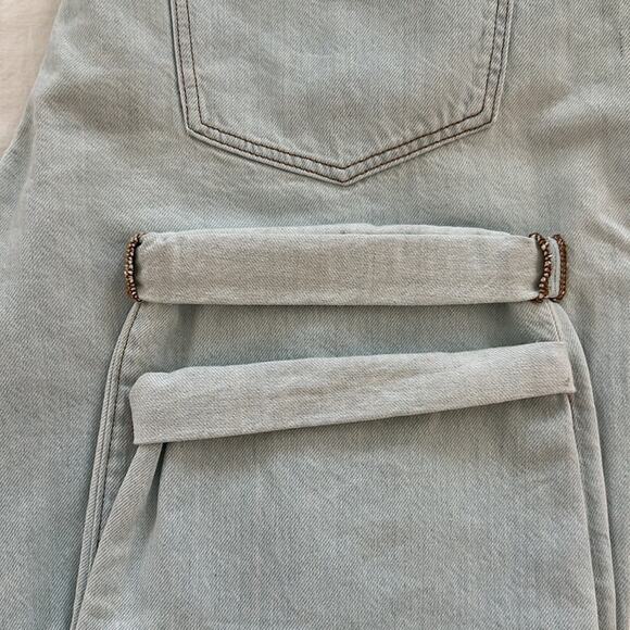 Madewell The Slouchy Boyjean Light Wrightlane Wash Ripped Edition Boyfriend 32 - Picture 16 of 16